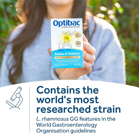 OptiBac Probiotics for Babies & Children - 3 Billion Cultures with Vitamin D - 30 Sachets - Image 4
