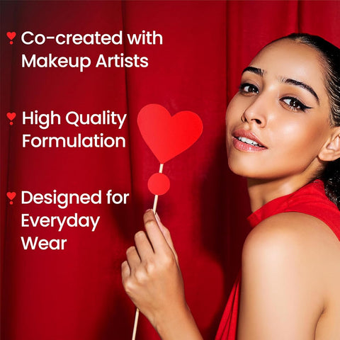 Color Cupid Liquid Lipstick with Hyaluronic Acid & Ceramide - Long Stay Red LL1 - 4ml - Image 7