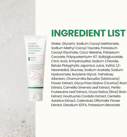 AXIS-Y Sunday Morning Refreshing Cleansing Foam - pH 5.5 Deep Cleanser, 120ml - Image 7