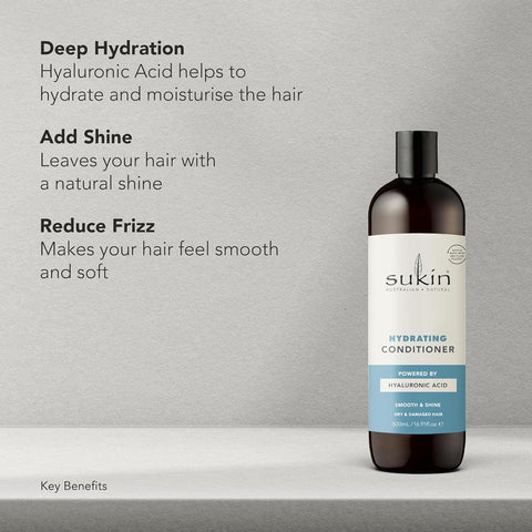 Sukin Hydrating Conditioner with Shea Butter & Oils, 500ml - Image 5
