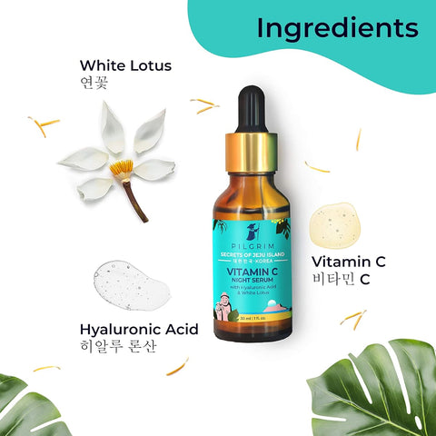 Pilgrim Jeju Night Regime Combo - White Lotus Mist & Toner 100 ml, Retinol Eye Cream 30g - Image 3