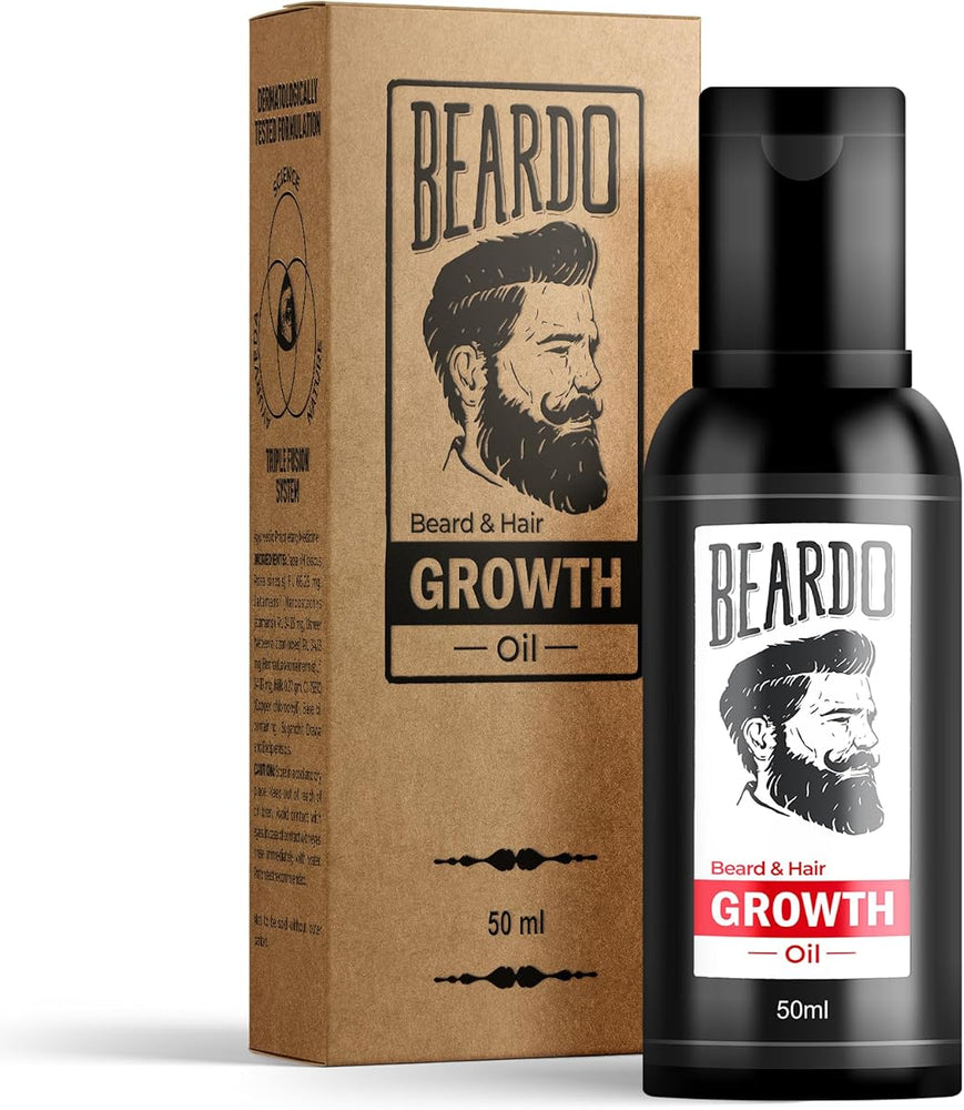 Beardo Beard & Hair Growth Oil with Sesame & Hibiscus, 50ml