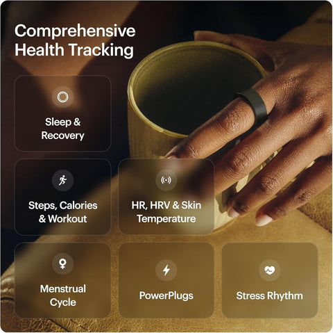 Ultrahuman Ring AIR - Smart Health Tracker, Matt Grey, Size 13 - Image 3