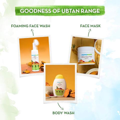 Mamaearth Ubtan Foaming Face Wash with Turmeric & Saffron - 150ml - Image 5