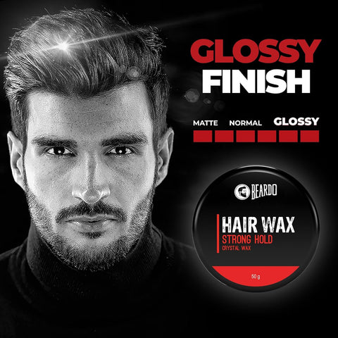 Beardo Strong Hold Hair Wax with Crystal Gel Technology - 50g - Image 6