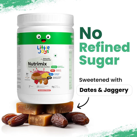Little Joys NutriMix Strawberry Nutrition Powder - 2-6 Years, 350g - Image 5