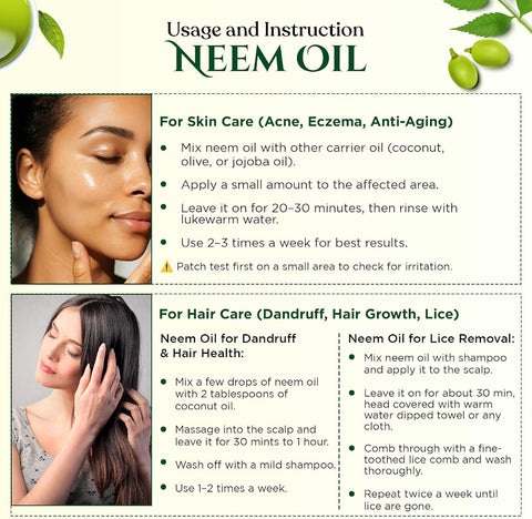 ReyNaturals Cold-Pressed Neem Oil for Hair and Skin - 200ml - Image 4