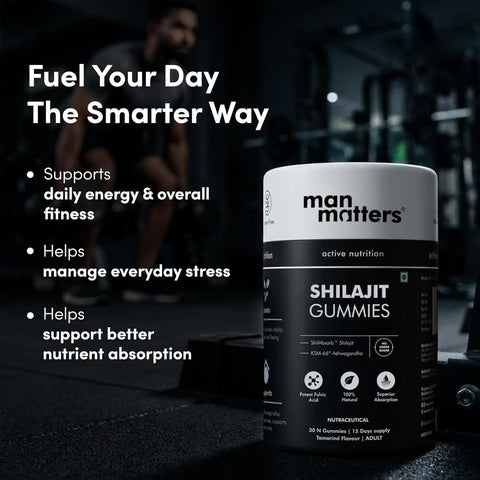 Man Matters Pure Himalayan Shilajit Gummies with KSM-66 Ashwagandha, 60 Gummies - Image 7