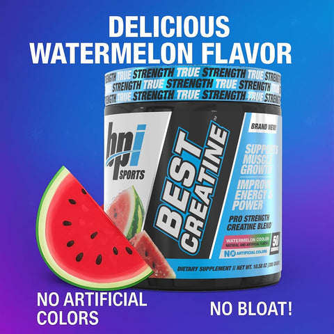 BPI Sports Creatine Powder - Watermelon Cooler, 300g, 50 Servings - Image 2