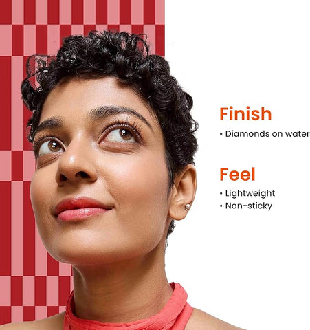 Foxtale Brightening Lip Balm With Peptides, Vitamin C & Hyaluronic Acid Ruby Glaze