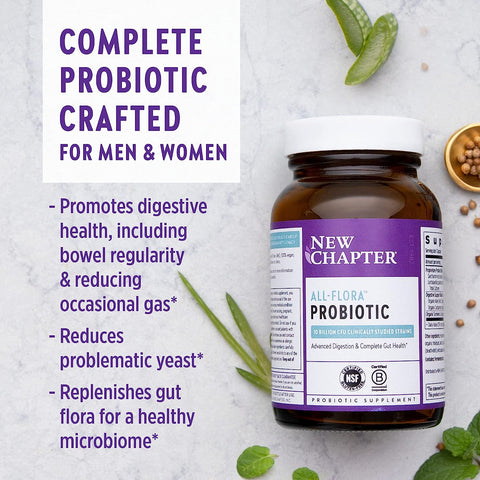 New Chapter ALL-FLORA PROBIOTIC 60 Vegan Capsules