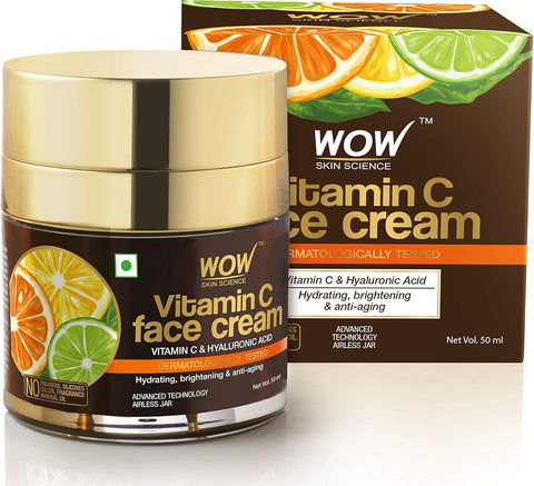 Wow Skin Science Vitamin C Face Cream - Moisturiser, 50ml - Image 2