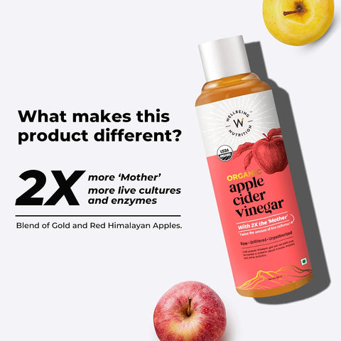Wellbeing Nutrition Organic Himalayan Apple Cider Vinegar with Mother - 500ml - Image 4