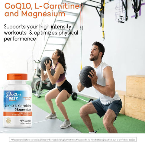 Dr Best CoQ10 L-Carnitine Magnesium Veggie Capsules - 90 Count - Image 4