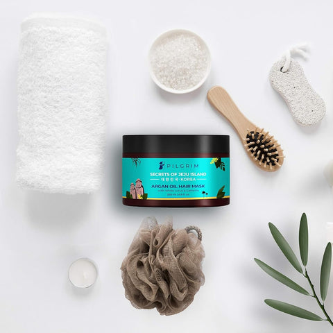 Pilgrim Argan Oil Hair Mask & Pack - Sulphate Free, 2 x 200ml - Image 6