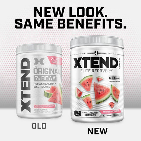 XTEND Original BCAA Powder - Watermelon Explosion, Zero Calorie, 30 Servings - Image 3