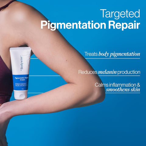 Be Bodywise Pigmentation Cream with Lactic Acid, Retinol & Kojic Acid - 100g - Image 3