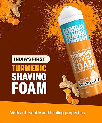 Bombay Shaving Company Turmeric Shaving Foam 264g