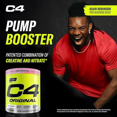 Cellucor C4 Original Pre-Workout Powder - Pink Lemonade, 30 Servings - Image 7