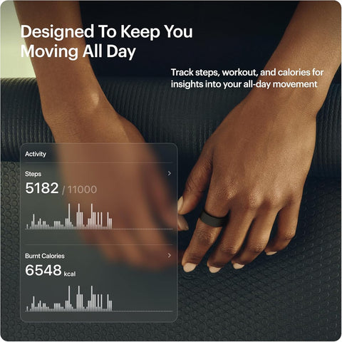 Ultrahuman Ring AIR - Smart Health Tracker, Matt Grey, Size 13 - Image 6