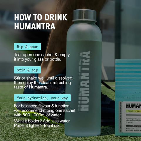 Humantra Himalayan Lime Electrolyte Powder Sachets - 6 Electrolytes, Sugar-Free, Vegan - 20 x 3.66g - Image 5