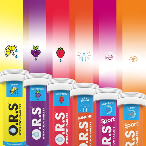 ORS Hydration Electrolyte Tablets - Vegan, Low-Calorie, Blackcurrant - 24 Pack - Image 7