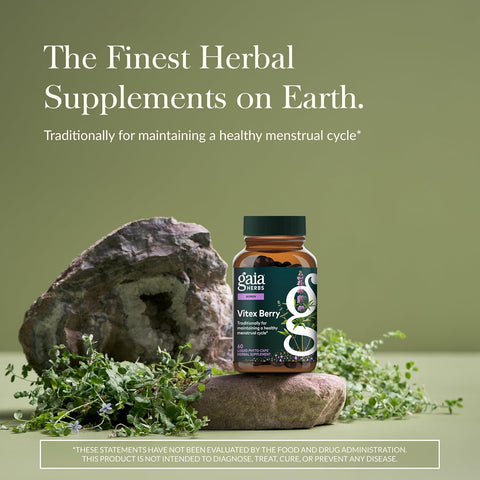 Gaia Herbs Vitex Berry Womens Health Support 60 Caps