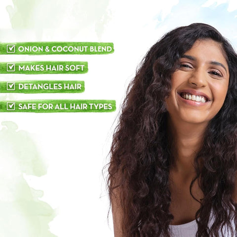 Mamaearth Onion Conditioner for Hair Growth with Coconut Oil - 400ml - Image 2
