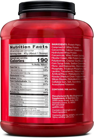 BSN Syntha-6 Vanilla Ice Cream Protein Powder - 2.27kg - Image 7