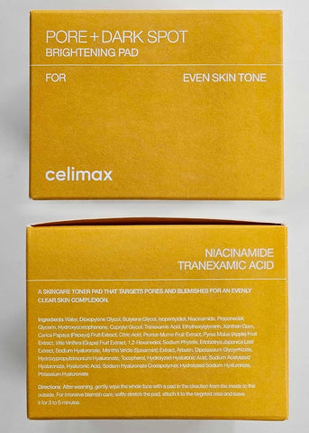 CELIMAX Pore + Dark Spot Brightening Pads with Tranexamic Acid & Niacinamide - 60 Pads - Image 6