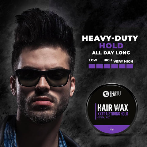 Beardo XXtra Strong Hold Hair Wax - Extra Stronghold Glossy Finish, 50g - Image 4