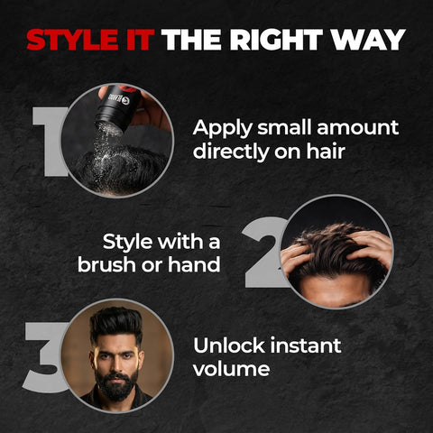 Beardo Max Volume Powder Wax for Hair Styling - 10g - Image 7