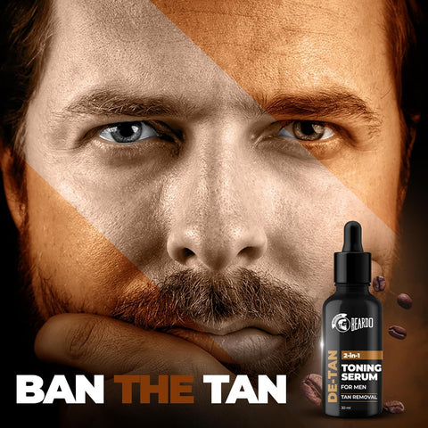 Beardo De-Tan 2-in-1 Toning Serum with Alpha Arbutin - 30ml - Image 2