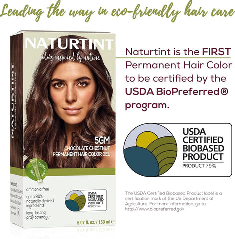 Naturtint Hair Colour 5.7-Light Choco Chestnut - Ammonia-Free, 170ml - Image 4