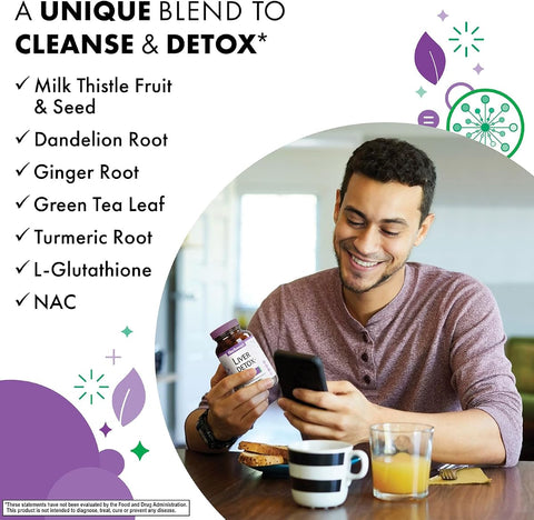 BlueBonnet Targeted Choice Liver Detox - Vegetable Capsules, 30 Count - Image 5