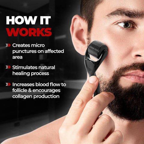 Beardo Derma Roller for Men 0.5 MM - 1 PC - Image 2