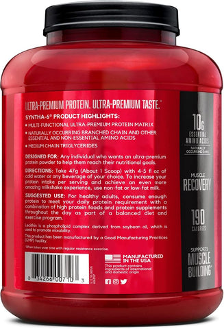 BSN Syntha-6 Vanilla Ice Cream Protein Powder - 2.27kg - Image 8