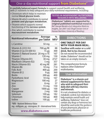Diabetone Tablet - 30 Tablets