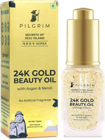 Pilgrim 24K Gold Beauty Oil with Argan & Neroli - 20ml