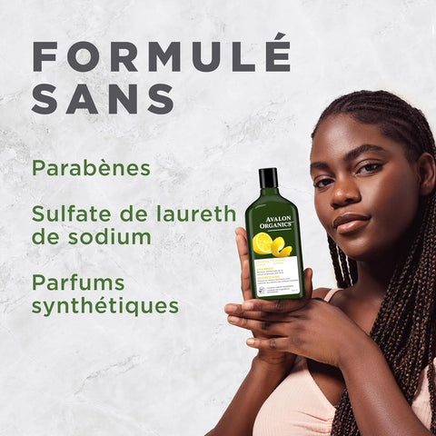 Avalon Organics Clarifying Lemon Shampoo 325ml: 35105