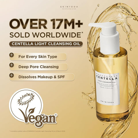 SKIN1004 Madagascar Centella Light Cleansing Oil - Non-Irritating, Deep Cleansing - 200ml - Image 2