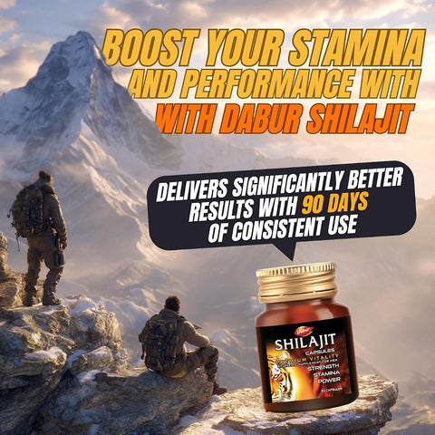 Dabur Shilajit Gold Capsules - Herbal Supplement, Shilajit Resin, 30 Pack - Image 7