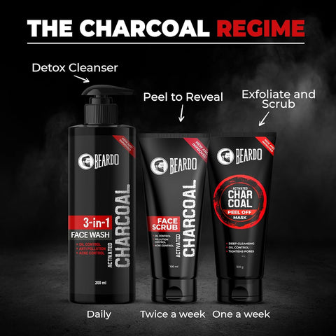 Beardo Activated Charcoal Face Wash - Deep Cleansing, 200ml - Image 7