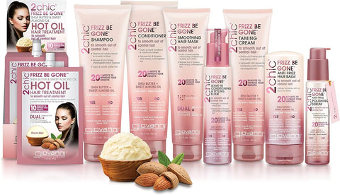 Giovanni 2Chic Frizz Be Gone Taming Cream with Shea Butter & Almond Oil - 5.1oz - Image 3