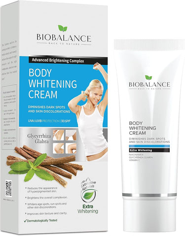 BioBalance Body Whitening Cream - Reduces Dark Spots, 60ml - Image 2