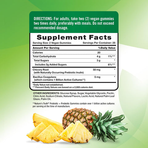 Nature's Truth Probiotic Gummies - 50 Gummies