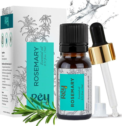 ReyNaturals Rosemary Essential Oil for Hair, Skin & Aroma - 15ml