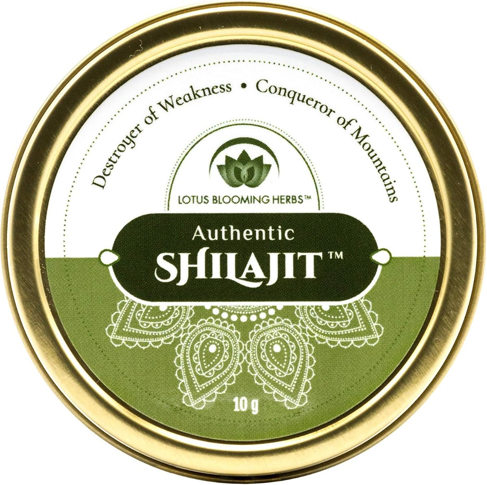 Lotus Blooming Herbal Shilajit Resin - Gold Grade Himalayan, 10g