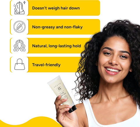 Arata Curl Care Hair Gel - Abyssinian & Argan Oils, 150ml - Image 4