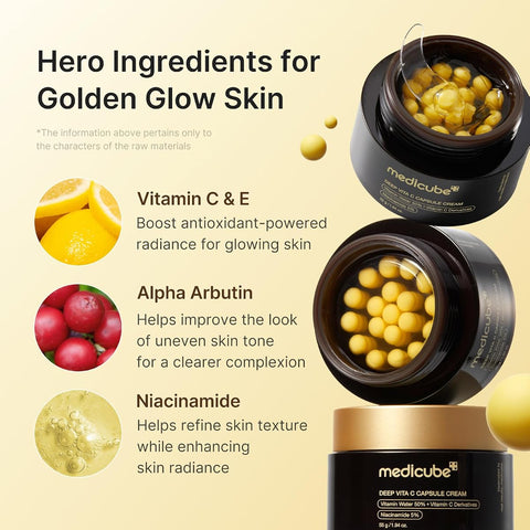 Medicube Deep Vita C Capsule Cream - Vitamin C Gel Texture - 1.94 oz - Image 3